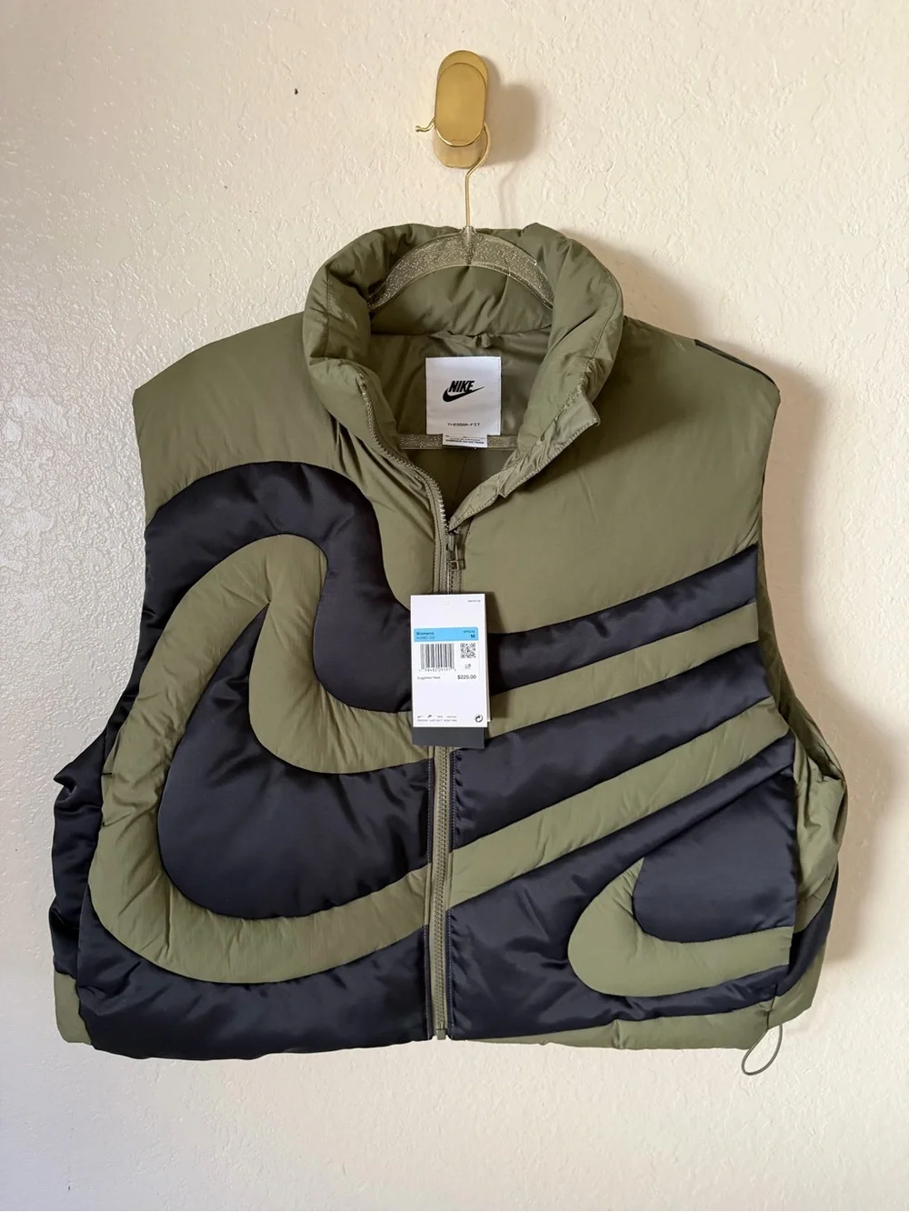 New Nike Sportswear Swoosh Series Oversized Down Vest size M